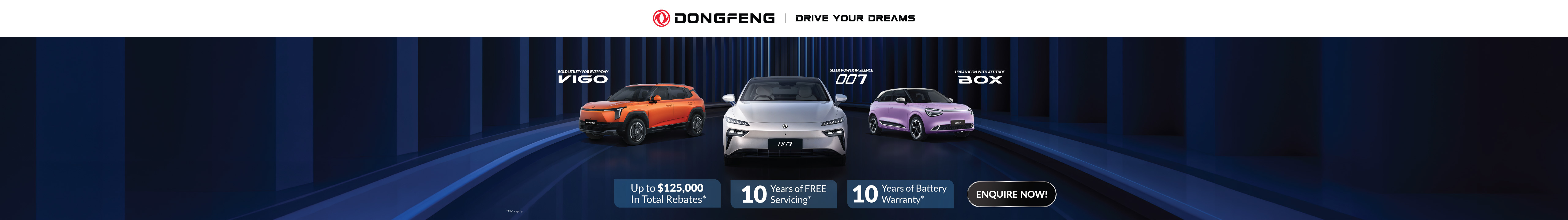 Dongfeng New Vehicle Top Banner 28 Jul - 31 Aug 2026