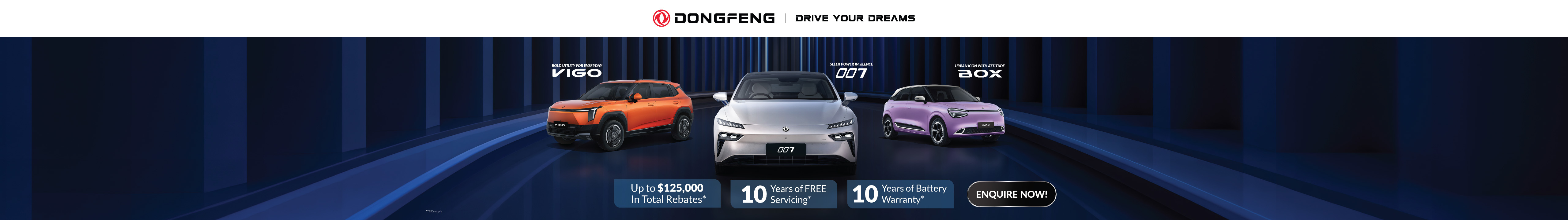 Dongfeng New Vehicle Top Banner 28 Jul - 31 Aug 2026