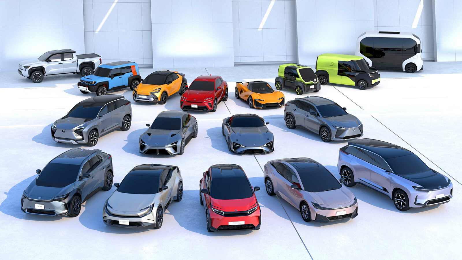 Toyota เตรียมเปิดตัวรถยนต์ไฟฟ้า 15 รุ่น ภายในปี 2027 พร้อมตั้งฐานการ