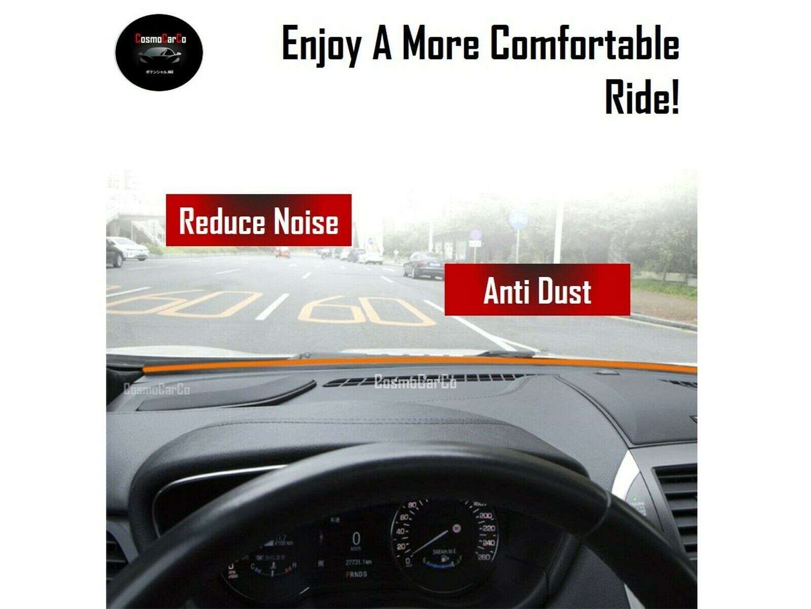 Windshield Sound Car Sound Insulation Strip Dashboard Noise Dust Proof Windshield Rubber ...
