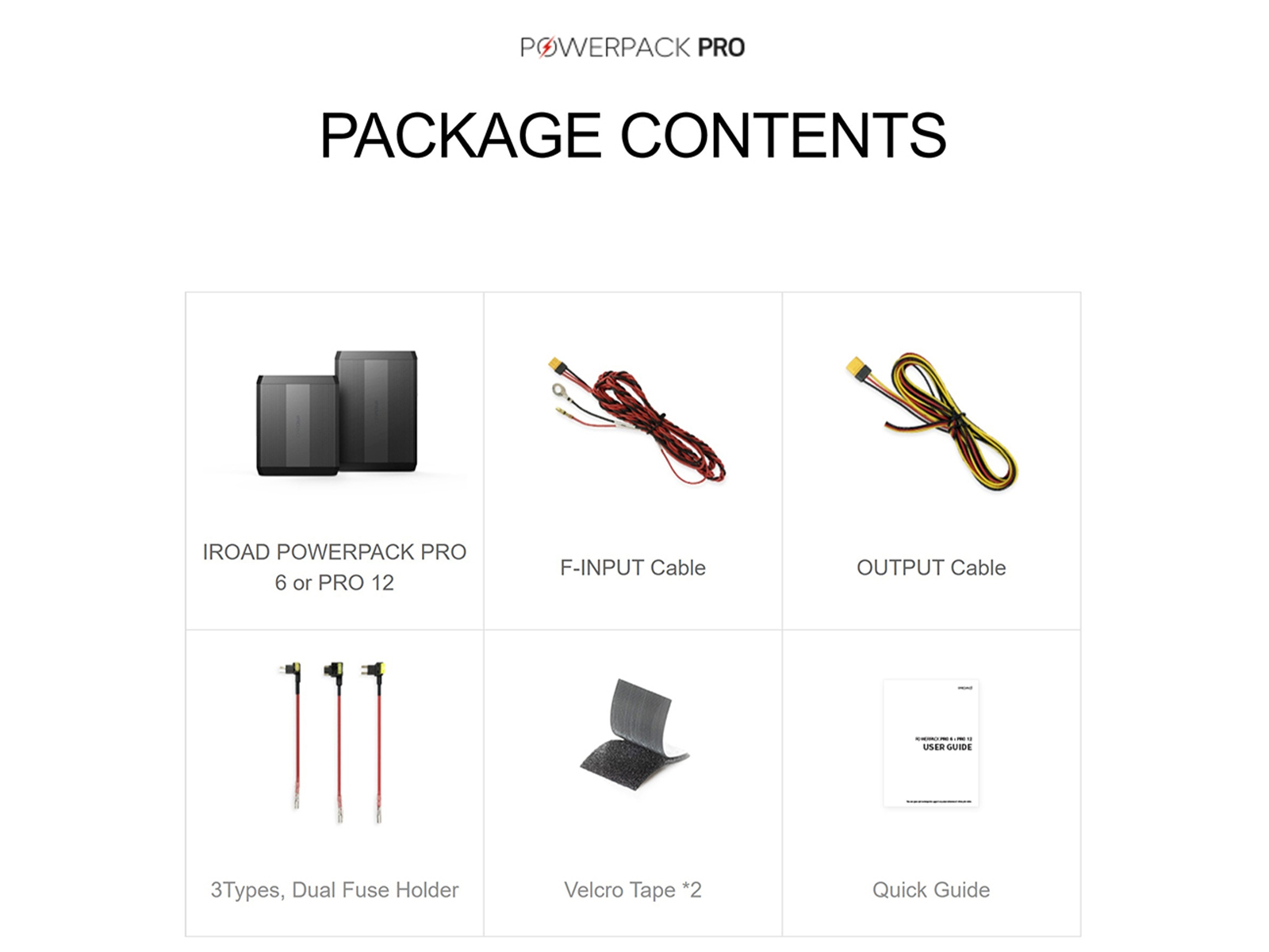 IROAD PRO6 Battery Pack Deals Motorist Singapore