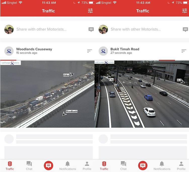 Motorist App Live Traffic Camera