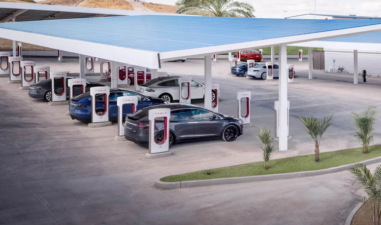Tesla Supercharging