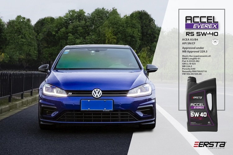 Eersta Accel Everex Rs 5 W 40   Vw Golf